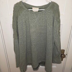 Evy's Tree "The Consuelo" Olive Green Women's Sweater - Size XXL